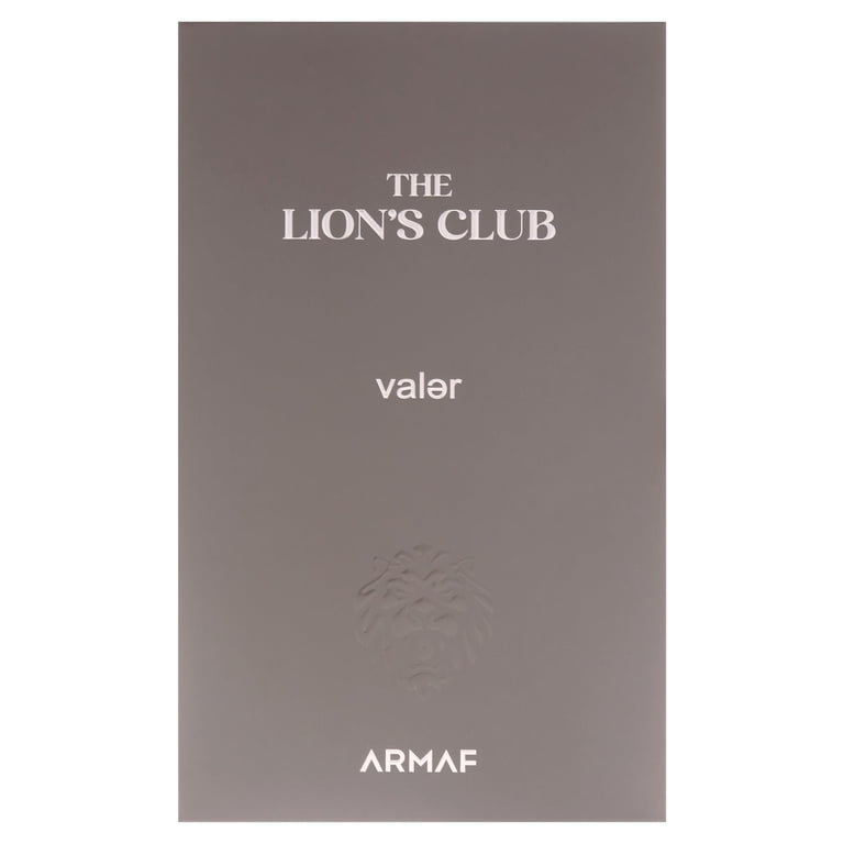 Armaf Men's The Lion's Club Valer EDP Spray 3.4 oz Fragrances