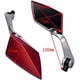 thumbnail image 3 of Espejo retrovisor universal para motocicleta, espejo trasero de diamante de 8/10mm para bicicleta de calle, bicicleta deportiva, Scooter Cruiser, negro carbono, 3 of 5