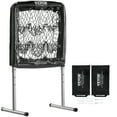 thumbnail image 1 of VEVOR 9 Hole Baseball Net, 28"x27" Softball Baseball Training Equipment for Hitting Pitching Practice, Heavy Duty Height Adjustable Trainer Aid with Strike Zone & 4 Ground Stakes, for Youth Adults, 1 of 9
