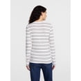 thumbnail image 4 of Scenario Women's and Women's Plus Rib Henley with Long Sleeves, Sizes XS-4X, 4 of 7