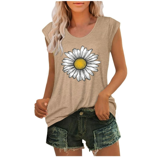 Birdeem Womens Cap Sleeve Tops Summer Tank Top Casual Basic Tees Shirts Loose Blouses