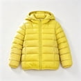 thumbnail image 5 of ZBSOKO Kids Puffer Jackets Hooded Full Zip Winter Outerwear with Pocket Lightweight Solid Color Padded Coats Warm Clothes Sizes 0-15 Years, 5 of 7