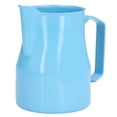 thumbnail image 2 of Taza de espuma de leche Salida de olécranon Diseño de boca Diseño de calavera Jarra de espuma de leche de acero inoxidable 550 ml Azul, 2 of 5