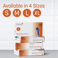 thumbnail image 4 of Guantes de nitrilo para examen Caring, sin polvo, talla grande, 100 unidades, 4 of 6