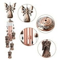 thumbnail image 4 of Campana de Ángel de Metal colgante atrapasoles jardín casa porche ventana colgante decoración patio decoración libre DYNWAVEMX campanas de viento, 4 of 8
