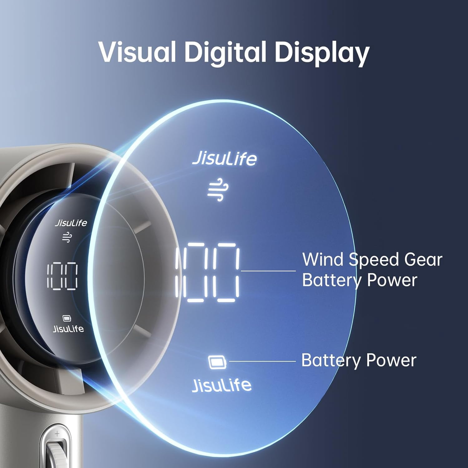 Jisulife Handheld Fan Pro1 S Light Brown