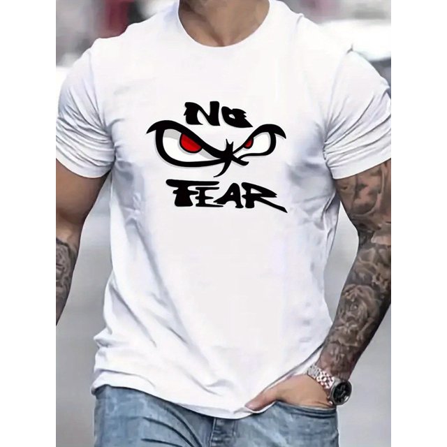 Very Stretchy Printed Outdoor Wear Casual Top for Stylish Men Suitable for Comfortable Summer Street T-shirt Fancy Event Crewneck