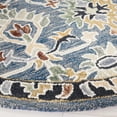 thumbnail image 3 of SAFAVIEH Aspen Kiro Tribal Area Rug, Grey/Sage, 5' x 5' Round, 3 of 8