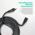 thumbnail image 7 of Universal 3FT 3 Prong Power Cord C13 AC Electric Cable For Computer, Monitor, TV, Appliance, 7 of 7
