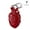Transparent Red, variant on liraijei for AirPods 3 Case Cover,Funny 3D Heart Pattern Design for Women Men,Soft Silicone Earphone Protective Case with Keychain for AirPods V3U6