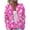 Pink, variant on Halloween Cardigan Sweaters for Women Knit Pumpkin Ghost Moon Print Open Front Casual Cardigan Halloween Printed Party Holiday Outfits Yellow L