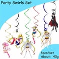 thumbnail image 3 of Juego de vajilla para fiestas de Sailor Moon de MINISO, vasos, platos y servilletas para niños, decoración para fiestas de cumpleaños, baby shower para niños y niñas, 3 of 5
