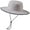 Light Grey, variant on UPF 50+ Foldable Brim Water-Resistant Sun Bucket Hat with Laser Perforated Mesh Adjustable for Men Women Outdoor