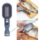 thumbnail image 2 of ER Descamador de pescado con cuchillo, quitaescamas de pescado, raspador de escamas de pescado Rojo Verde Excelente Rendimiento, 2 of 5
