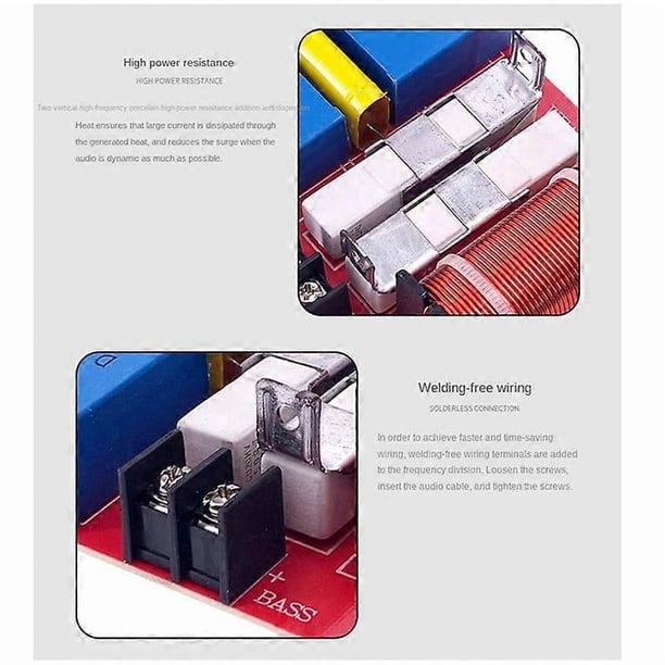 400W Bass Audio Crossover Subwoofer Crossover Hifi High Fidelity ...
