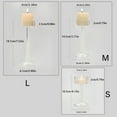 thumbnail image 5 of SDFGTstore Tall High Glass Candle Holder Long Stem Clear Tealight Candlestick Wedding Decor, 5 of 14