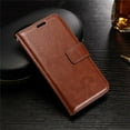thumbnail image 1 of Magnetic Leather Wallet Stand Case Cover Card Holder For Samsung Galaxy S20 (Brown), 1 of 6