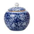 thumbnail image 2 of Tarros de jengibre tradicionales de estilo chinoiserie, tarro de porcelana antiguo, bote para té, versátil, 2 of 9