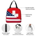 thumbnail image 3 of Pofeuu USA Switzerland Print Lunch Bag Lunch Box Large Capacity Insulated Lunch Bag for Adult, Leakproof Reusable Lunch Tote Bags for Work, 3 of 5