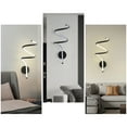 thumbnail image 3 of Modern Indoor White Curved Line Wall Light LED Bedroom Sconce Lighting Reading Lamp Fixtures, 3 of 24