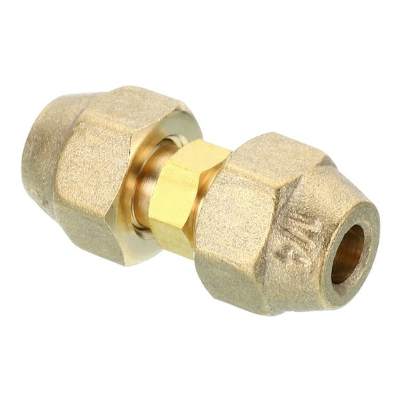 Uxcell 1pcs Pipe Extension Joint Connector for Copper Pipe Dia 1/4"(6.35mm)