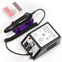 Electric Nail Drill Machine Kit for Acrylic & Gel Nails – 20,000 RPM, 6 Bits, Quiet & Portable E-File Tool