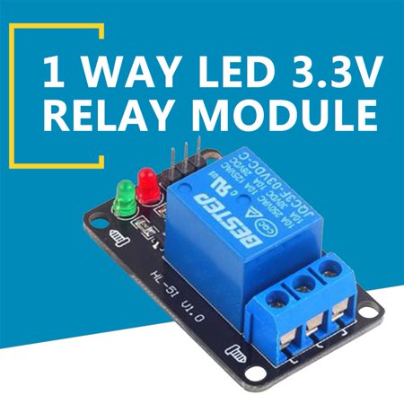 1 Way With Light 3 3v Relay Module Light Detect Relay Board Brightness Control Module Walmart Canada