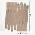 thumbnail image 3 of QASIEATN Winter Hat Beanie Long Scarf Touchscreen Gloves Set 3Pcs Soft Thick Fleece Lined Gloves Cap Scarf Set for Women Fall Fashion Accessories, 3 of 9