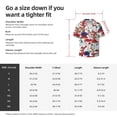 thumbnail image 5 of Pofeuu Colorful Mushrooms (2) Print Mens Casual Short Sleeve Shirts Beach Summer Spread Collar Pocket Tops Men's Casual Short-sleeved Shirt-Small, 5 of 5