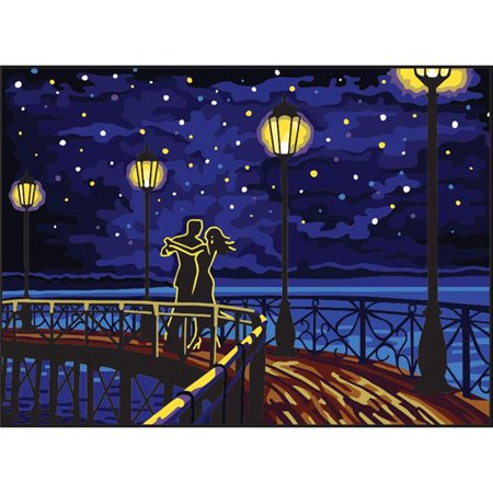 Needlepoint Canvas Tapestry - Collection D'Art Needlepoint Printed Tapestry Canvas 30X40cm-Dance