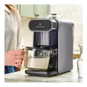 ChefWave Milkmade Non-Dairy Milk Maker (Silver/Black) – 6 Program, Auto-Clean Nut Milk Machine with Nut Platter (Almonds, Cashews, Walnuts, Hazelnuts)