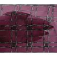 thumbnail image 4 of oneOone Viscose Chiffon Fabric Check Ikat Print Fabric By The Yard 42 Inch Wide, 4 of 4