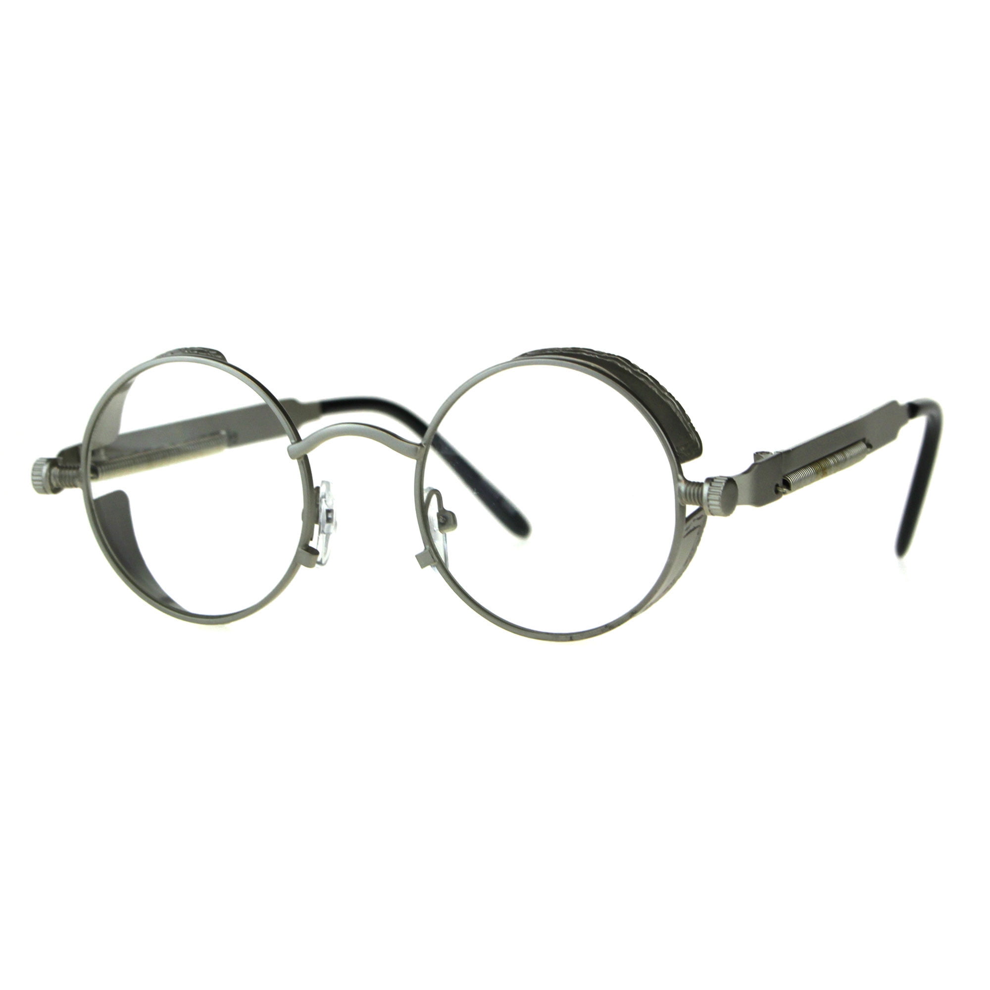 Big Round Clear Lens Tortoiseshell/Black Geek Glasses Steampunk Wally Hipster 