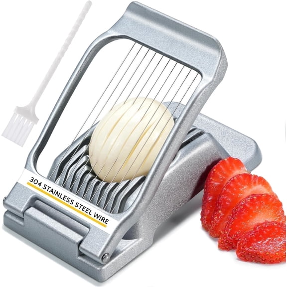 Sopito Heavy Duty Stainless Steel Wire Egg Slicer for Hard Boiled Eggs & Strawberry Other Soft Food