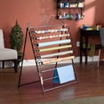 thumbnail image 2 of Southern Enterprises 46.25" Black Contemporary Easel and Wall Mount Craft Storage Rack, 2 of 4