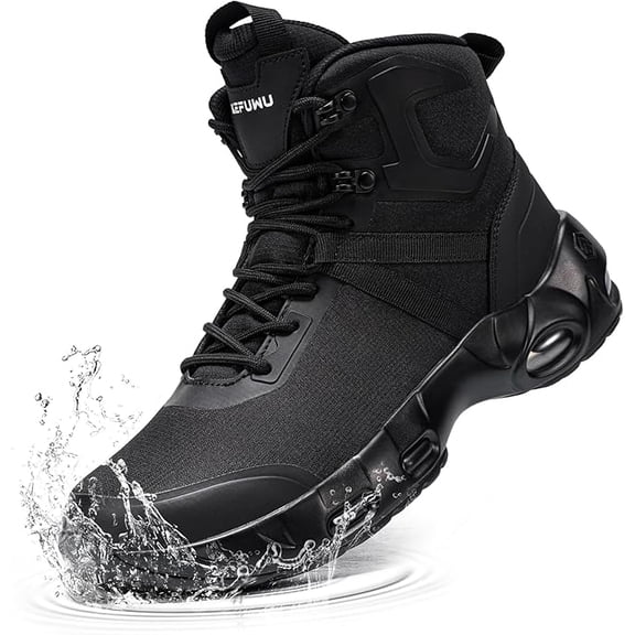 Military Tactical Boots Men Wide Waterproof 6 Inches