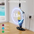 thumbnail image 2 of Cordless Pool Vacuum Cleaner for Above Ground Pool & In Ground Rechargeable Pool Vacuum Cleaner - 90 Mins Runtime, with 69" Telescopic Pole, Spa Vacuum for Hot Tub- Fast 3H Charge, 2 of 8