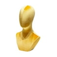 thumbnail image 4 of Xuanheng Mannequin Head Model Hat Rack Display Head for Headdress Headset Scarves Yellow, 4 of 8