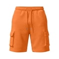 thumbnail image 4 of Mens Cargo Shorts Mens Board Shorts Athletic Shorts for Men Baggy Baggy Sweat Shorts Mens Chino Shorts Gym Shorts Drawstring Stretch Elastic Waist Swim Shorts Women Summer Beach Shorts with Pockets, 4 of 4