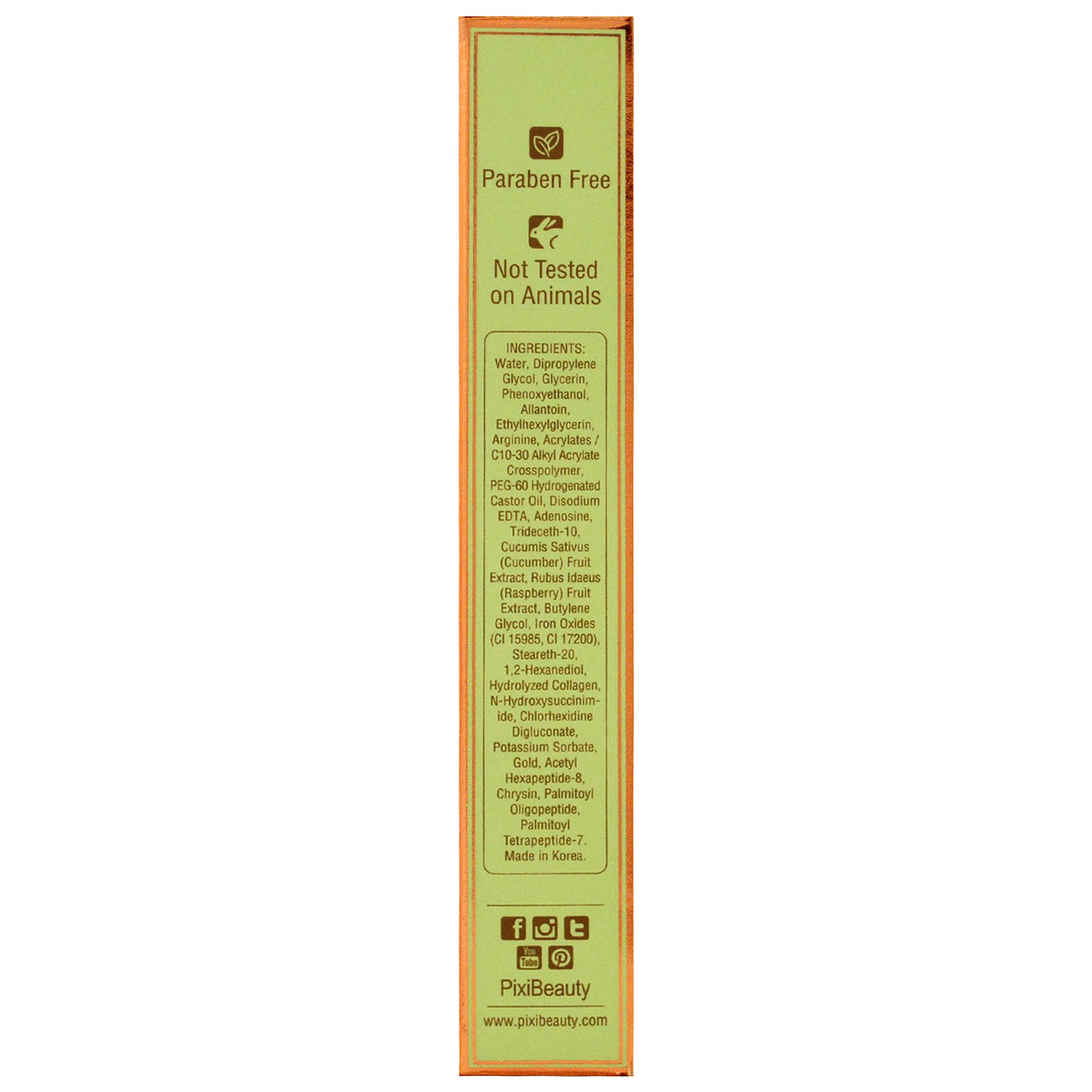 Pixi Beauty  24K Eye Elixir with Gold   Collagen  Energizing Peptide Serum   31 fl oz  9 3 ml