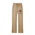 thumbnail image 4 of Puntoco Pantalones casuales largos para hombre, pantalones casuales con estampado de moda para hombre, cintura elástica con bolsillos, pantalones deportivos, 4 of 4