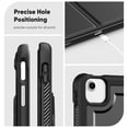thumbnail image 7 of FJLBDE Case for iPad Air 13 Inch M3 2025 / M2 2024 12.9 inch (3rd/4th Gen), 360 Rotating Stand iPad Protective Case Cover with Auto Wake/Sleep, Black, 7 of 7