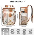 thumbnail image 3 of Retro Style Backpack Cooler 26 Cans – Waterproof Leakproof Insulated Cooler Bag with Vintage Artistic Patterns, Ideal for Camping & Everyday Lunch, 3 of 6