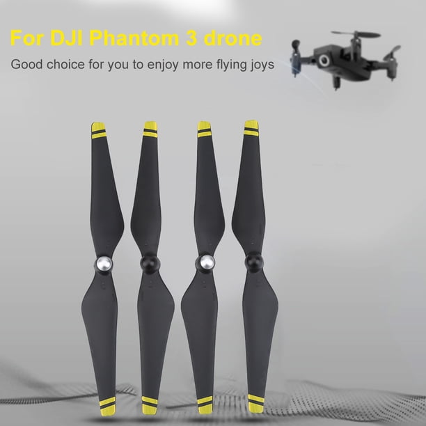 Hélices de Repuesto Ecomeon para DJI Phantom 3 2 pares fibra de carbono amarillo