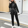 thumbnail image 6 of DUMUIELD Women's Ski Suit One Piece Jumpsuits Waterproof Snowsuits Winter Snow Snowboarding Suits Faux Fur Collar Puffy Coat Jumpsuit, 6 of 6