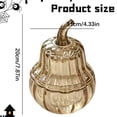 thumbnail image 6 of Halloween Pumpkin Glass Canister with Airtight Lid, Aesthetic Candy Storage Jar for Living Room Tray Kitchen Decor, 6 of 8