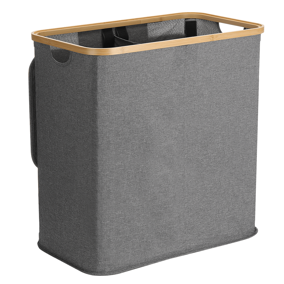 Oyajia Double Laundry Hamper with Lid and Removable Laundry Bags,Large