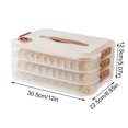 thumbnail image 4 of Caja de almacenamiento de bola de masa Contenedor de conservación de alimentos Suministros de cocina (3 capas), 4 of 8