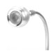 thumbnail image 5 of Luz de lectura LED USB con cuello de cisne flexible, lámpara portátil con Clip para ordenador de mesa, color blanco frío, 1W, plateado, 5 of 8