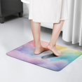 thumbnail image 4 of Soft Pastel Cloudscape Flannel Non Slip Door Rugs,Washable Door Mats Indoor,Decorative Door Mats,Dirt-Resistant and Absorbent Doormat for Entrance,Bedroom,Kitchen,Bathroom,23.5x16in(60x40cm), 4 of 5